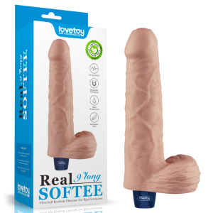 Real Softee – Vibrating Dildo 23 cm