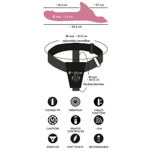 You2Toys – Strap On Set Thrusting Vibrator