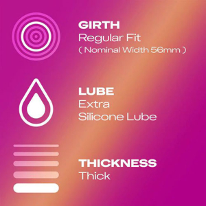 Durex – Pleasure Me kondomi, 12 kom