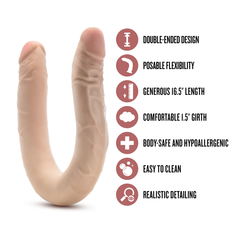 Dr. Skin – Posable Double Dong 42 cm