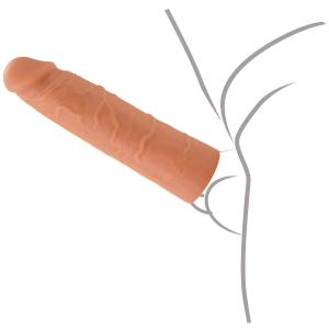 Hidden Desire – Liquid Silicone Penis Sleeve 18 cm
