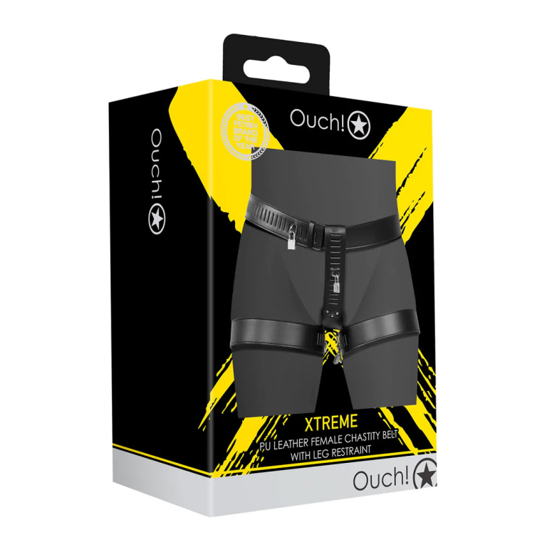 Xtreme – Female Chastity Belt with Leg Restraint