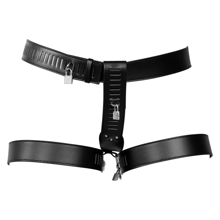 Xtreme – Female Chastity Belt with Leg Restraint
