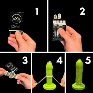 EXS Pull On - Non Latex Condoms 6 kom