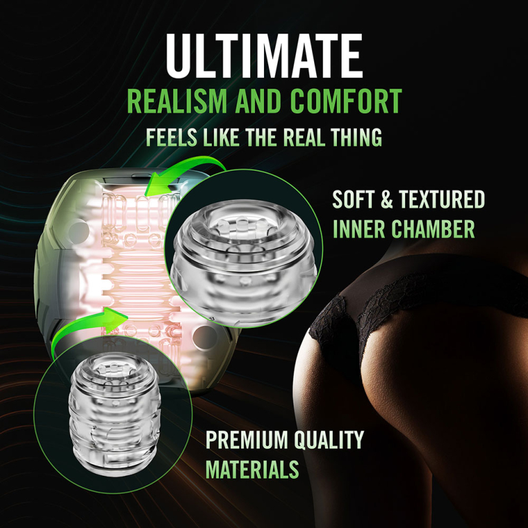 M for Men – Dome X Powerful Vibrating Stroker