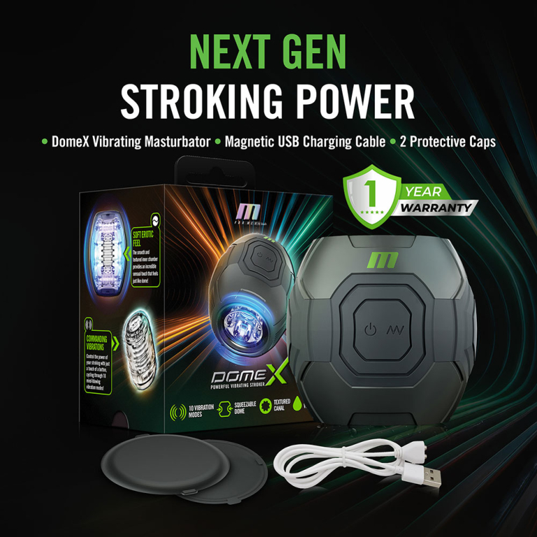 M for Men – Dome X Powerful Vibrating Stroker