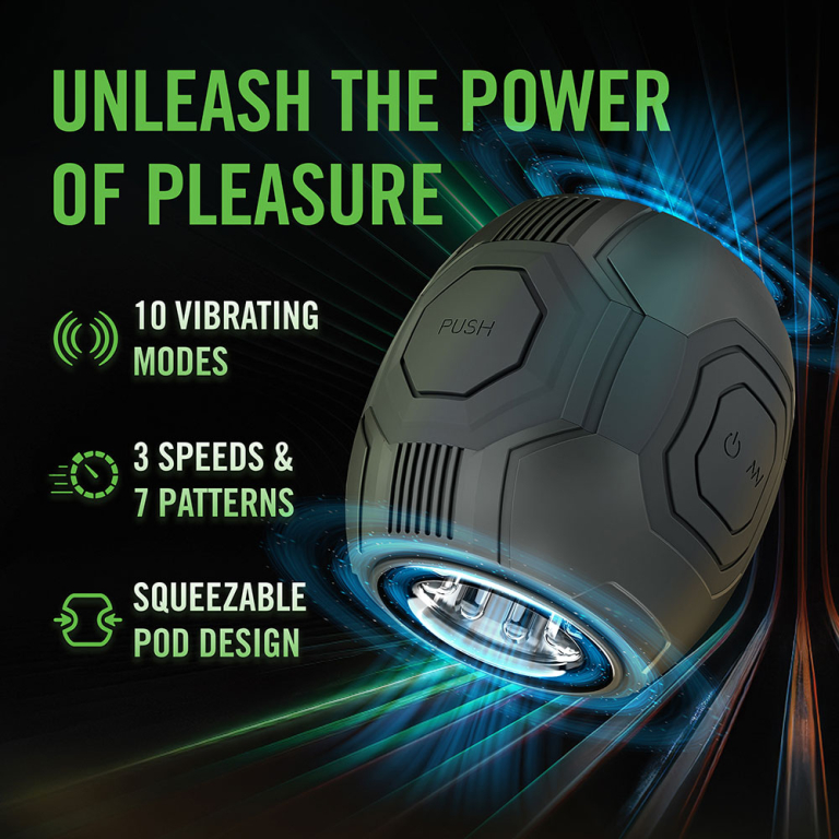 M for Men – Dome X Powerful Vibrating Stroker