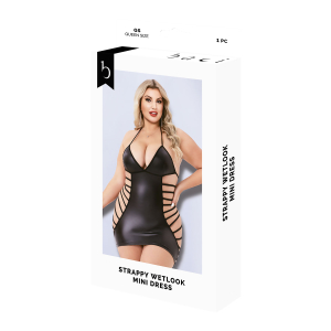 Baci – Wetlook mini haljina 3245 Plus Size