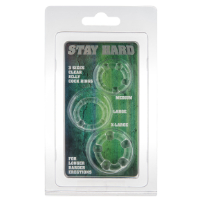 Stay Hard – komplet penis prstena 3 kom