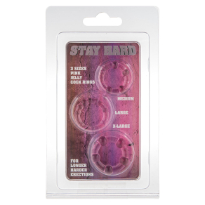Stay Hard – komplet penis prstena 3 kom
