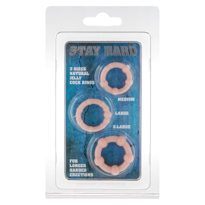 Stay Hard – komplet penis prstena 3 kom