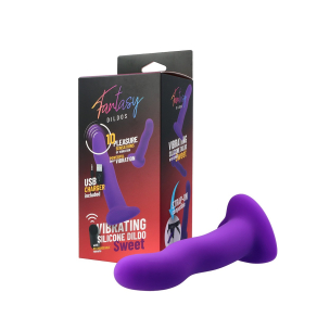 Virgite - Vibrating Silicone Dildo Sweet