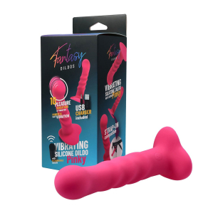 Virgite - Vibrating Silicone Dildo Pinky