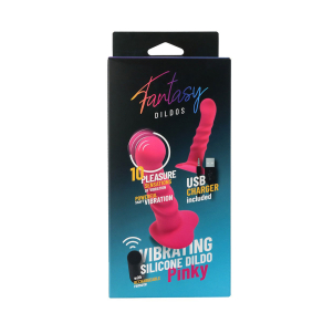 Virgite - Vibrating Silicone Dildo Pinky