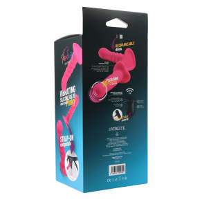 Virgite - Vibrating Silicone Dildo Pinky