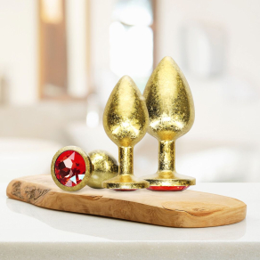 Ouch – Anal Plug Set Gold