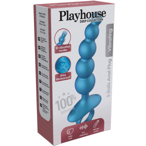 Playhouse – 5 Balls Anal Plug Vibrating