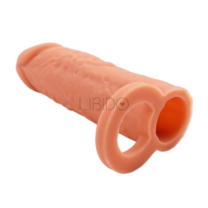 Hidden Desire – Liquid Silicone Sleeve Ballstrap 15 cm
