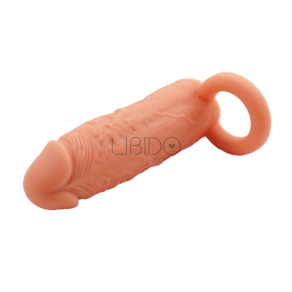 Hidden Desire – Liquid Silicone Sleeve Ballstrap 15 cm
