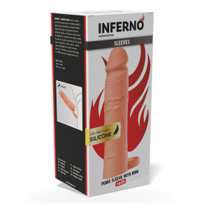 Hidden Desire – Liquid Silicone Sleeve Ballstrap 18 cm