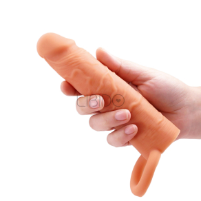 Hidden Desire – Liquid Silicone Sleeve Ballstrap 18 cm