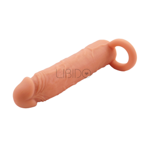 Hidden Desire – Liquid Silicone Sleeve Ballstrap 20 cm