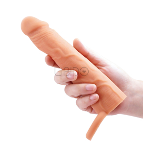 Hidden Desire – Liquid Silicone Sleeve Ballstrap 20 cm