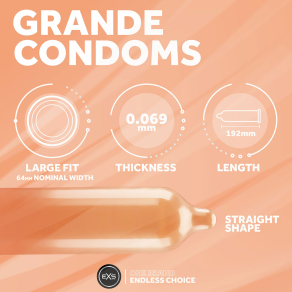 EXS – Grande XL Condoms 12 kom