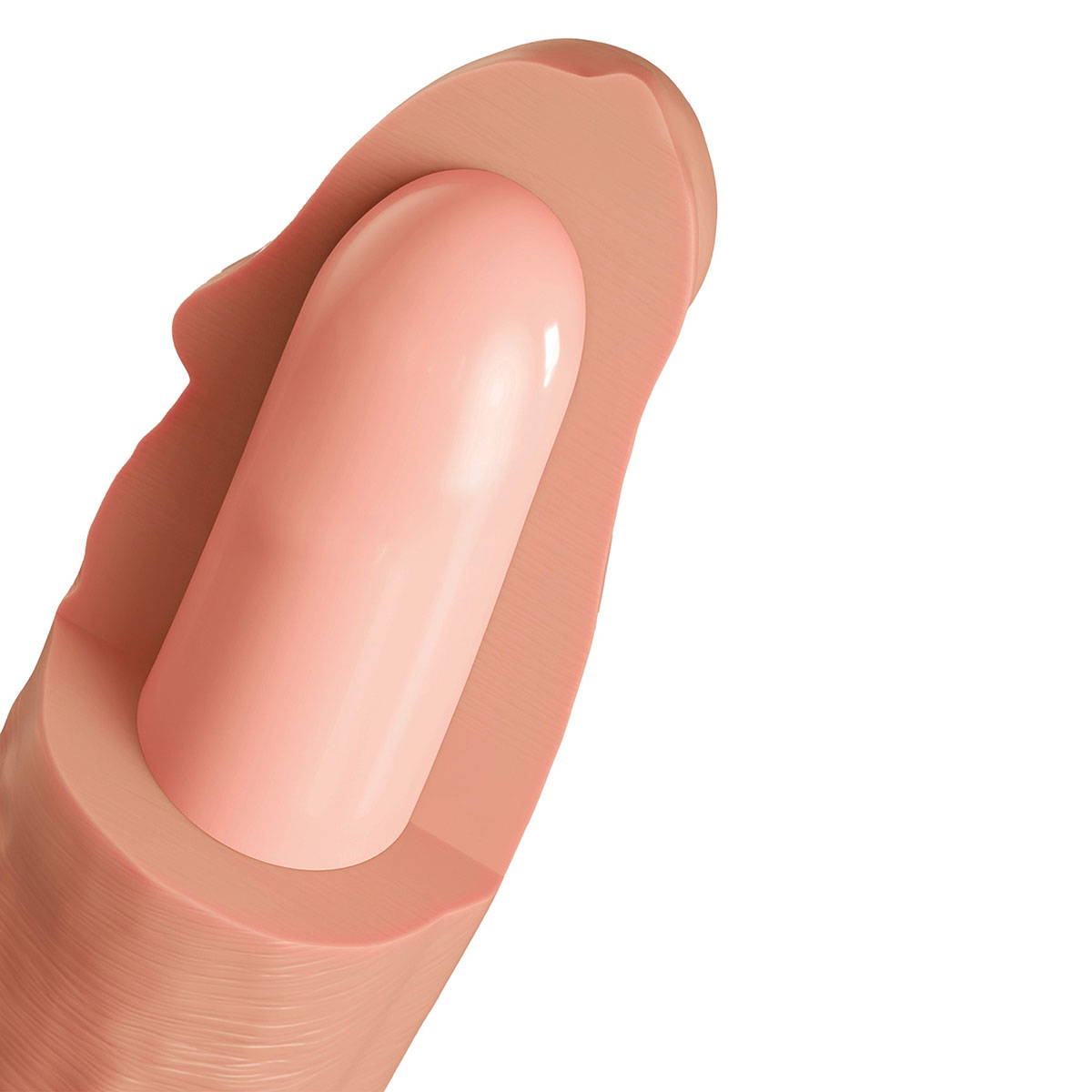 Hidden Desire – Realistic Swinging Balls Dildo 19 cm