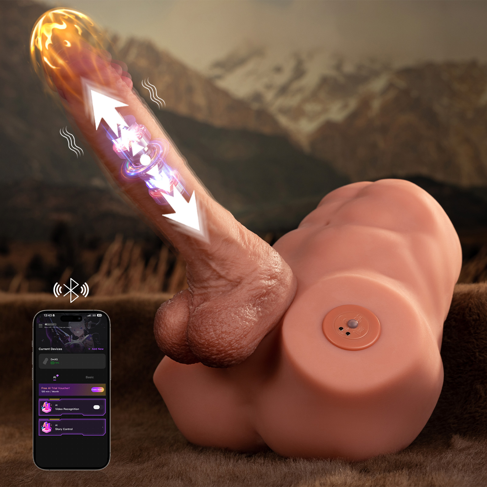 Xise – Jonah Thrusting & Vibrating Masturbator